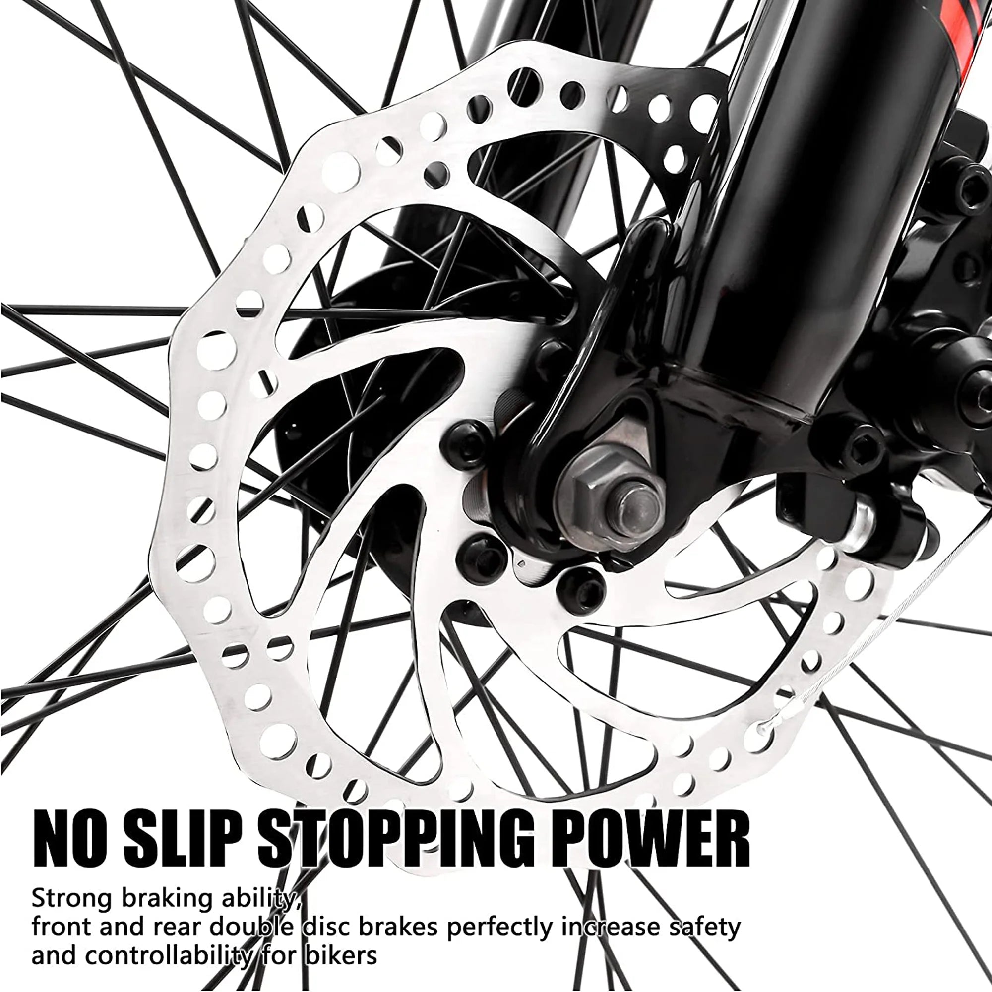 Full-Suspension Mountain Bike, Shimano 21 Speed, 26 Inch Wheel, Black White Green Stripes M36241