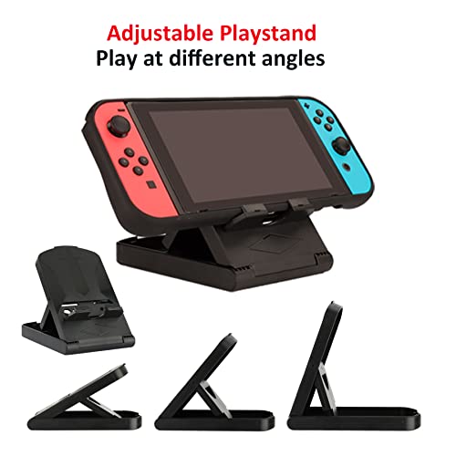 23 in 1 Carrying Case with Steering Wheels Screen Protectors Charging Dock Grips Caps I764
