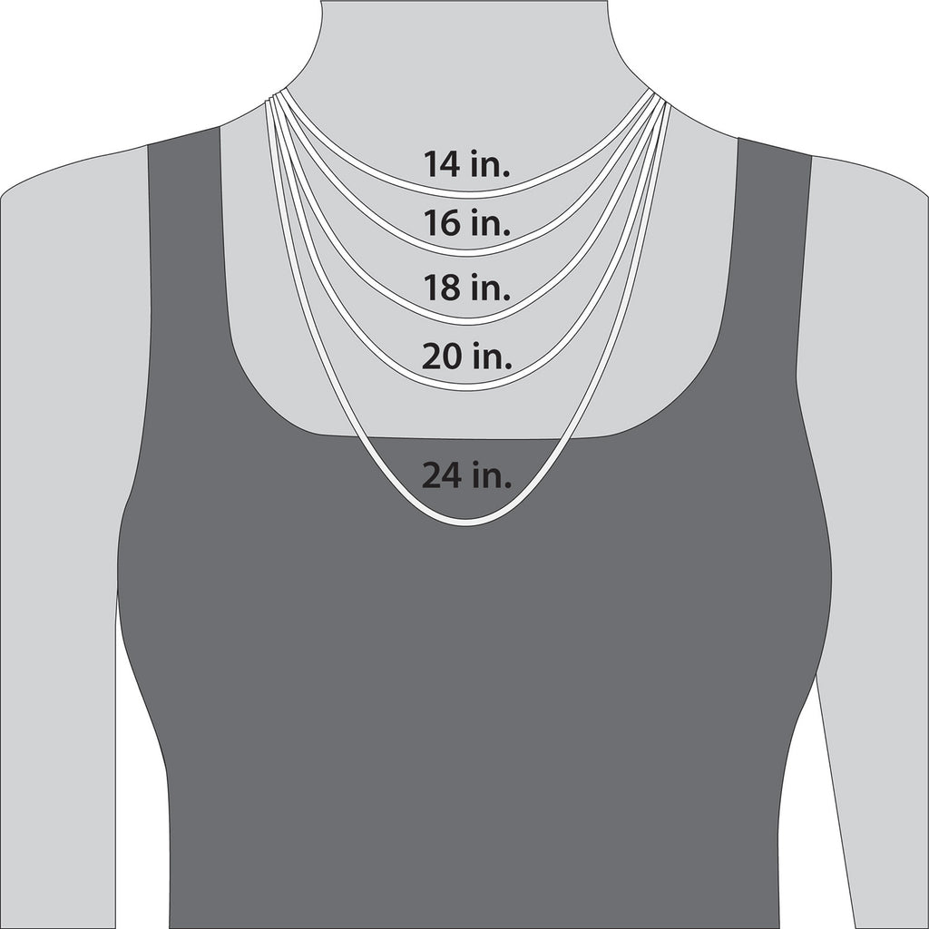 Sterling Silver Layered Double Necklace V1794