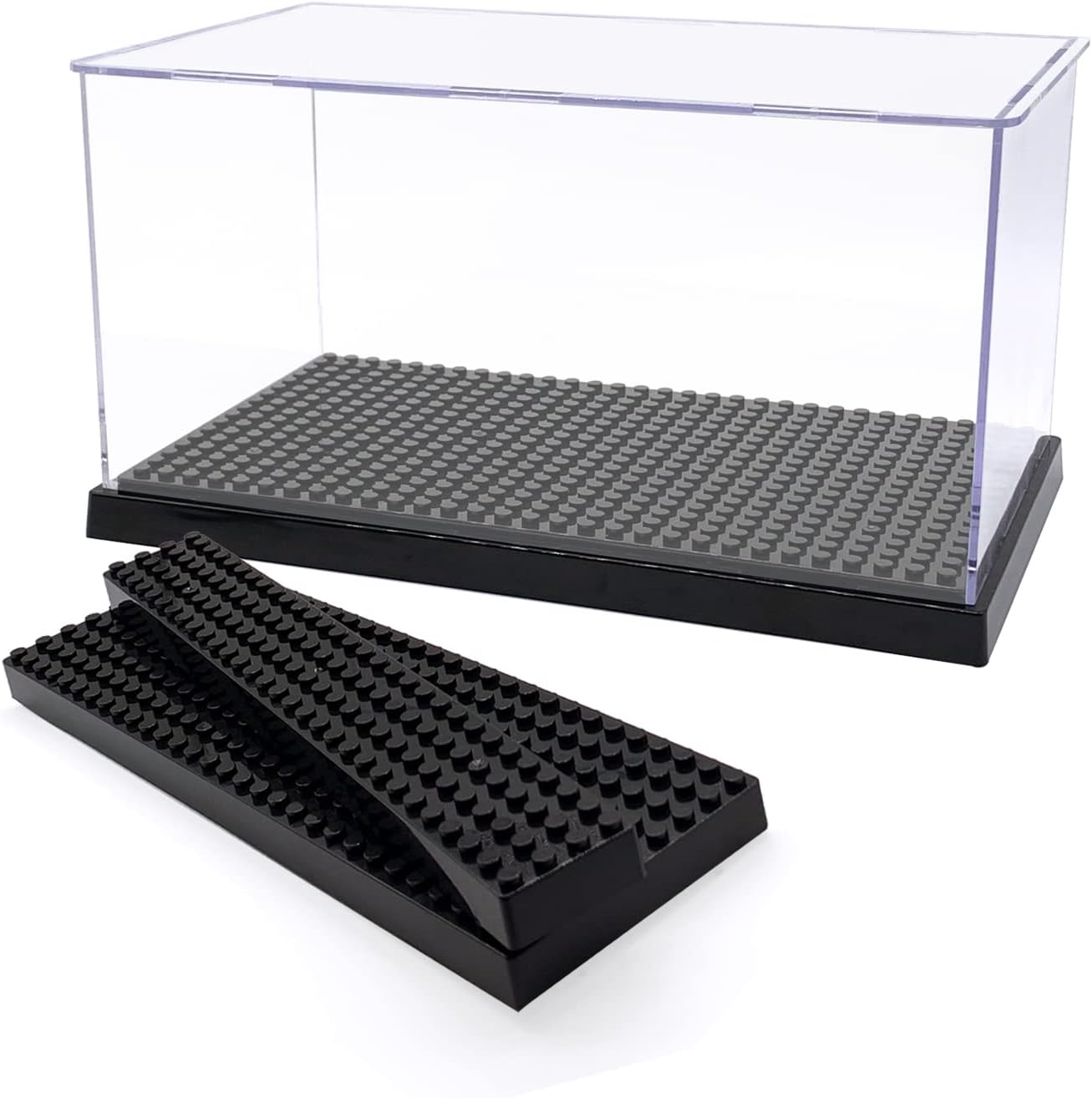 Black Acrylic Display Case Pack of 2 X645