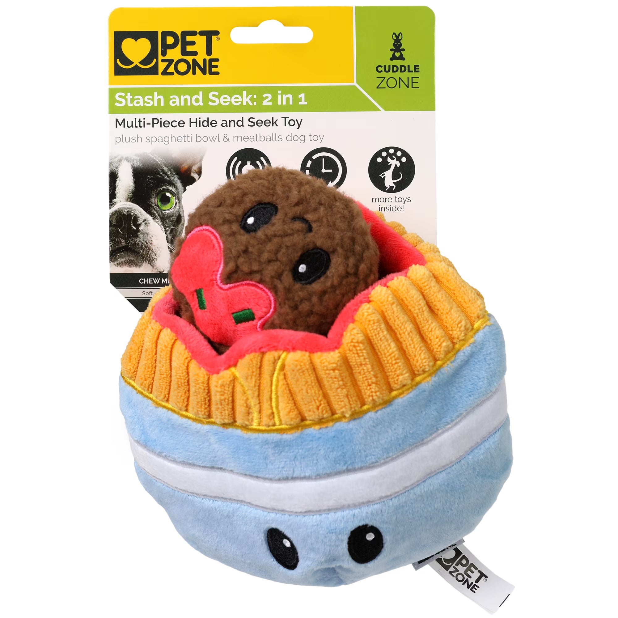 Multi-colored Plush Squeaky Dog Toys U718259