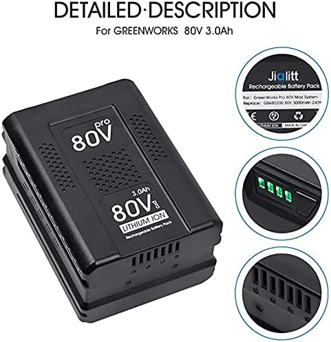 80V 3.0Ah Replacement Lithium Ion Battery C7798