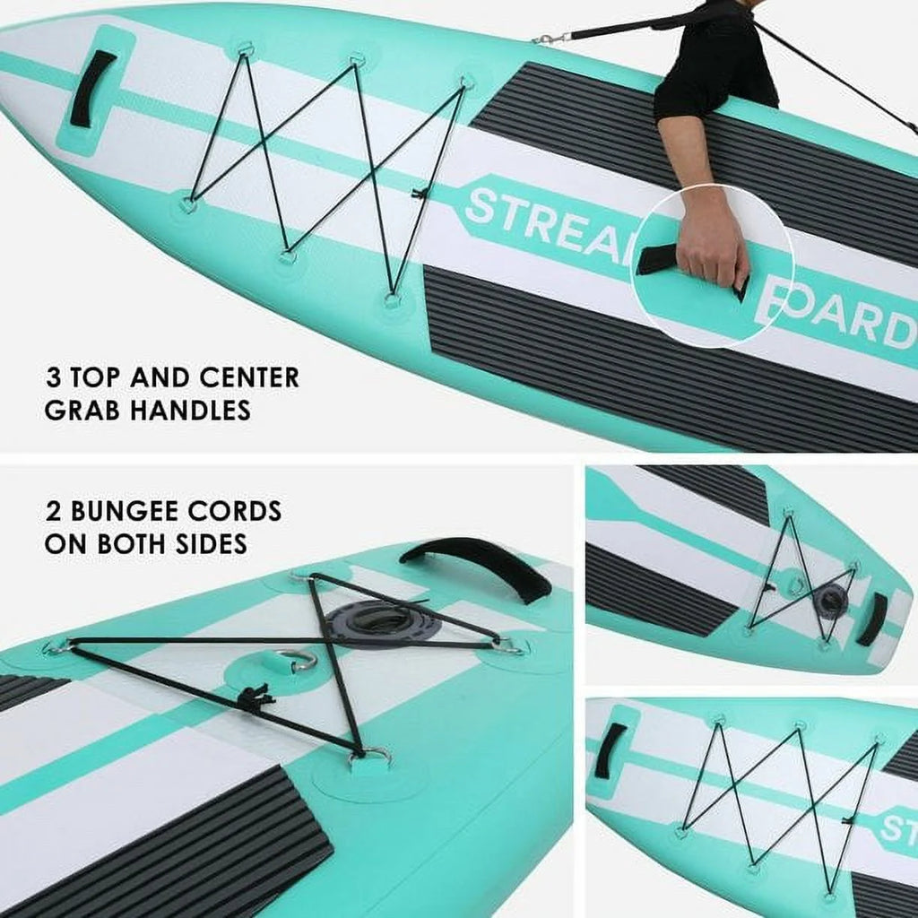 11FT Inflatable Stand Up Paddle Board with Backpack A894114