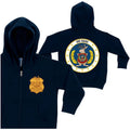 Navy Boys' Youth Zip-Up Hoodie Q676099