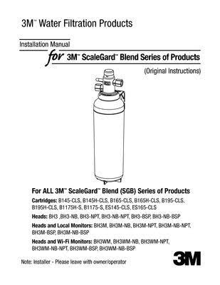 3M ScaleGard Hardness, Chloramines Filter Cartridge P932
