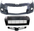 Front Bumper Cover and Grille Assembly Set of 3 U88554