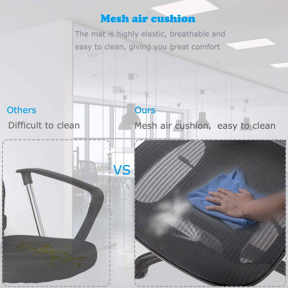 Mesh Executive Chair High Back with Adjustable Headrest and Padded Flip-Up Arms B1173