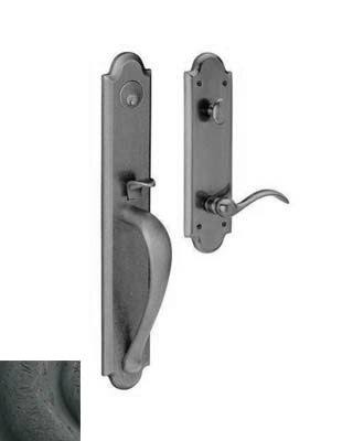Distressed Oil Rubbed Bronze Single Cylinder Mortise Entry Handleset H81567