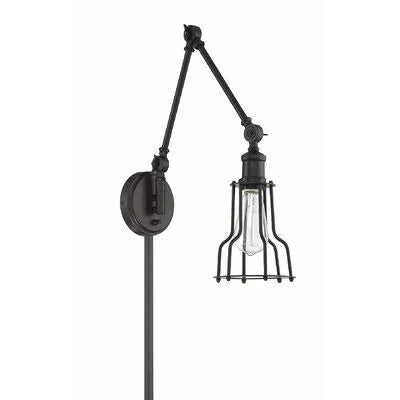 Adjustable 1-Light Plug-In Swing Arm Lamp K332469