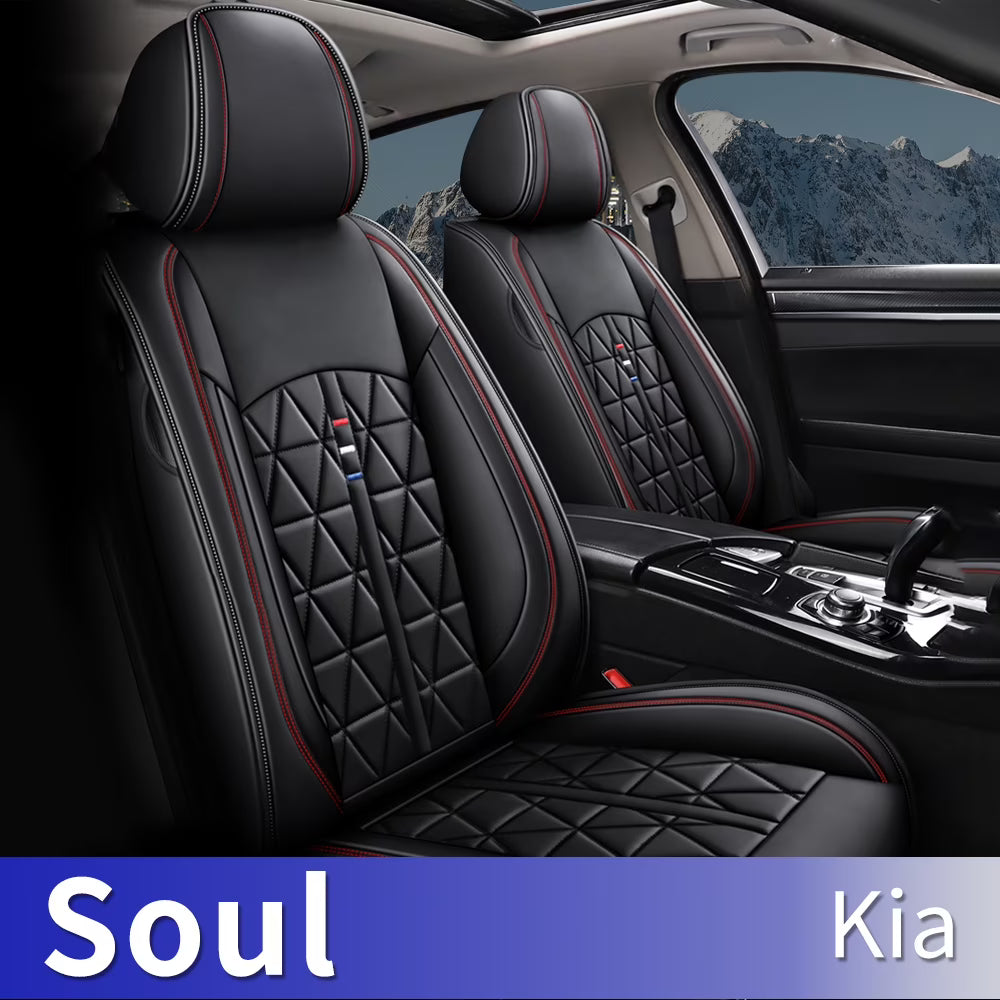 PU Leather Car Seat Cover Full Set T122304