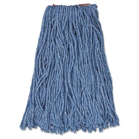 Blue Cut-End Blend Mop Head, 16oz, 12/Carton N669835