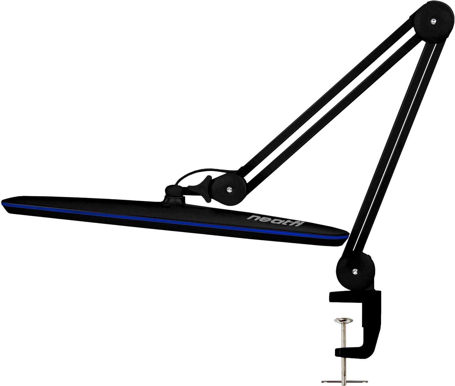 Silver 23 Inches LED Task Lamp with Clamp X1149