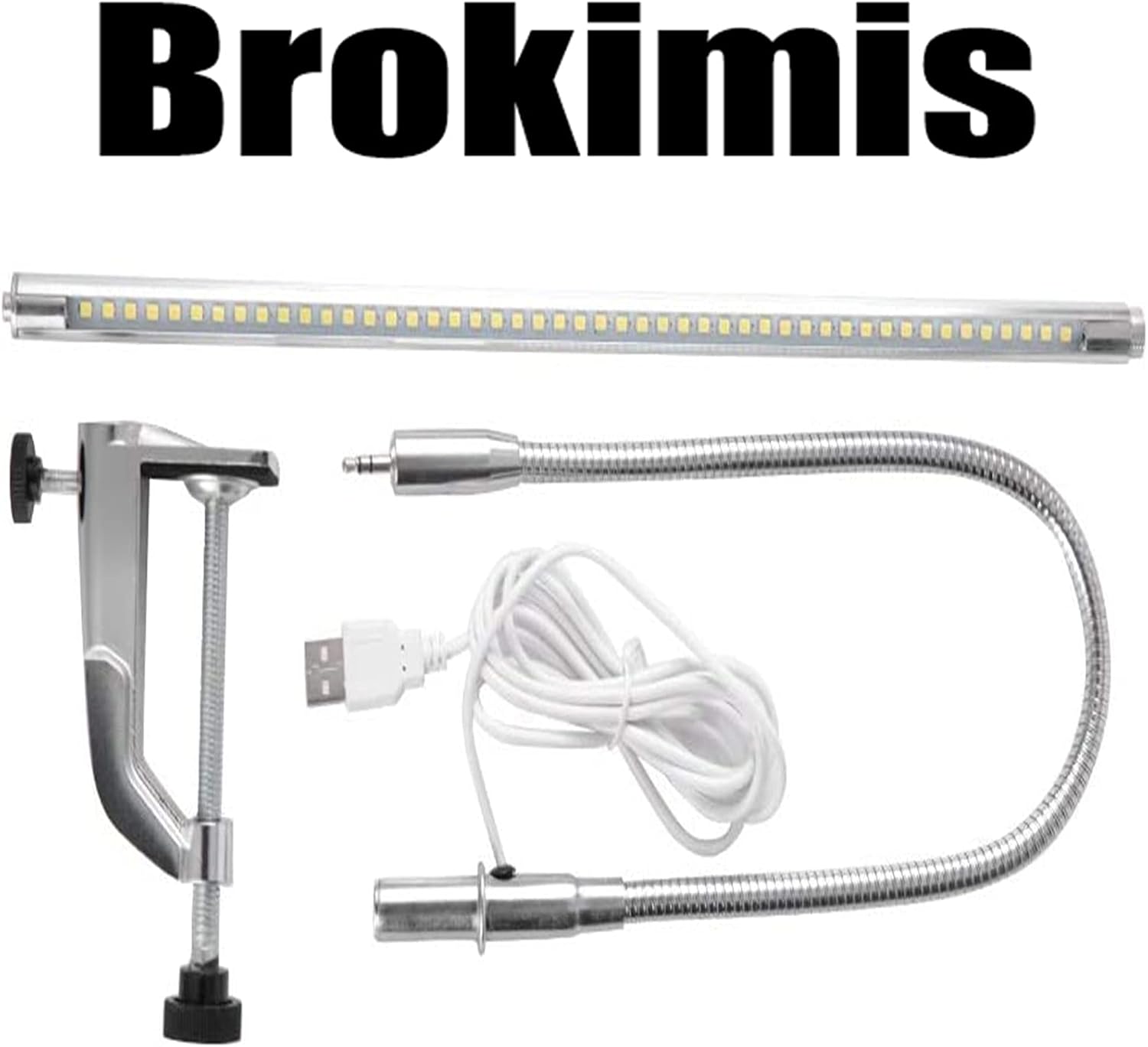 USB LED Desk Lamp with Clamp W930569