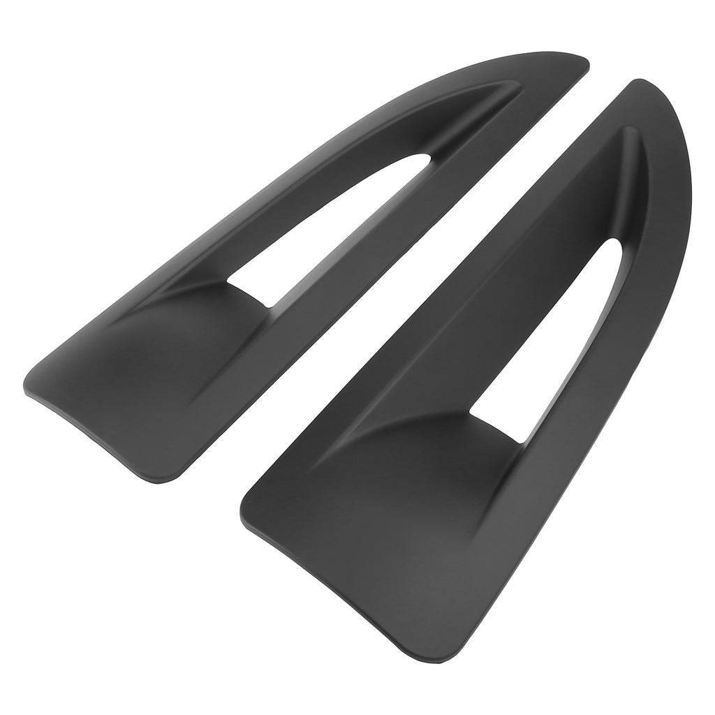 Matte Black Hood Side Air Vents Cover Trim for Jeep Wrangler JK JKU Unlimited Rubicon 2007-2017 L253