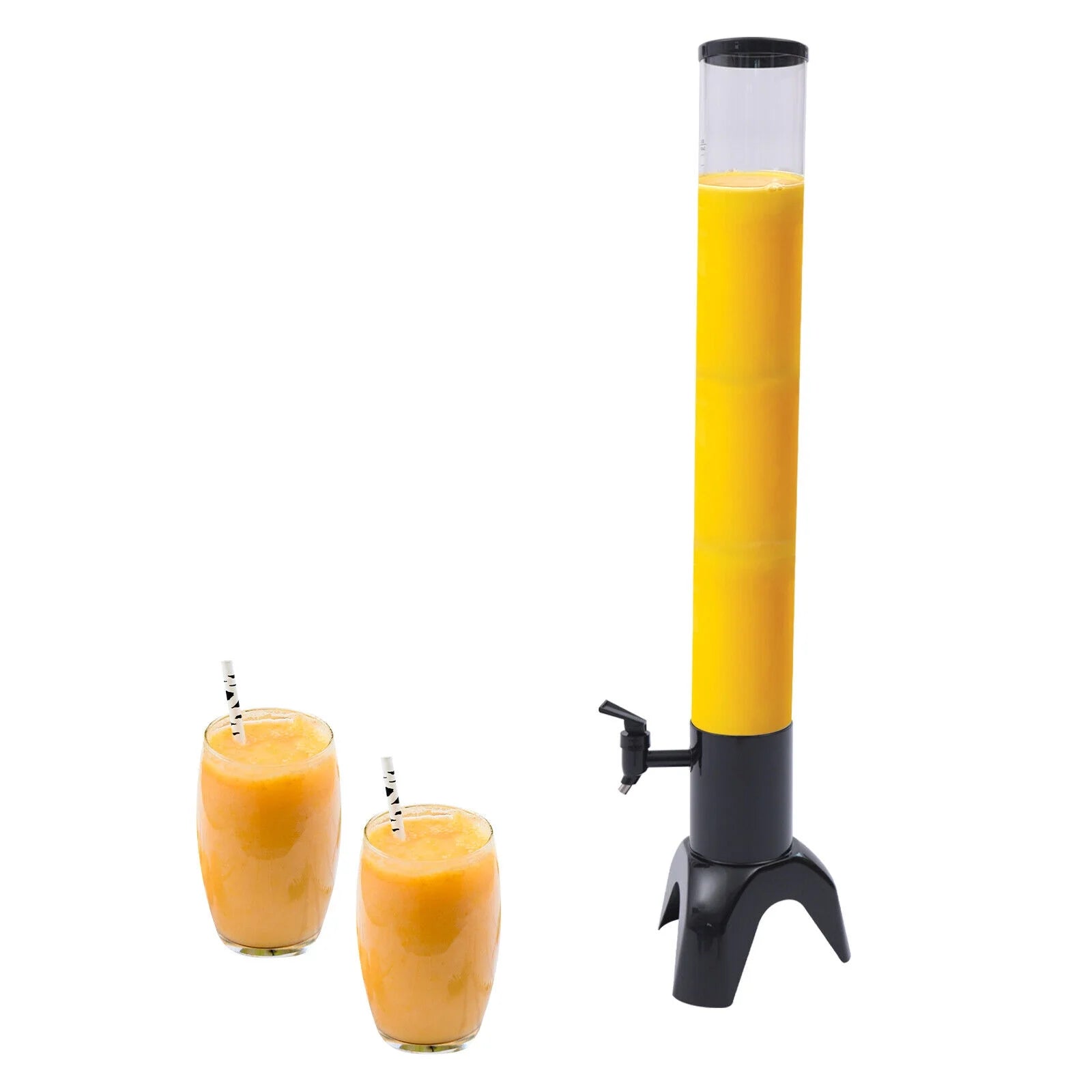 Clear 3L Beer Tower Beverage Dispenser with Ice Tube H37759