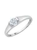 10K Gold Diamond Solitaire Engagement Ring L321581