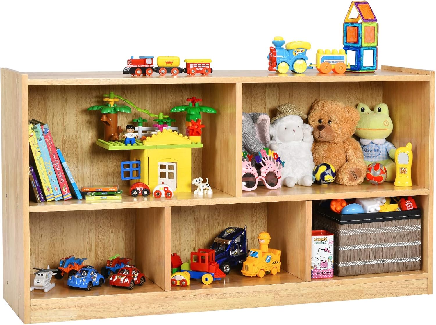 Wood Storage Cabinet for Books Toys D686623