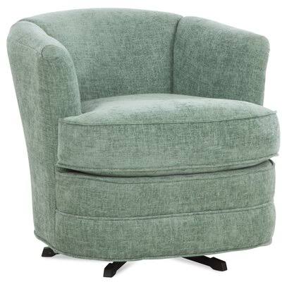 Tonal Beige Performance Solid Swivel Barrel Chair H82318