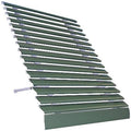 Hunter Green Solid Fixed Window Awning Q116