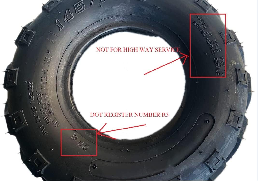2PCS 25x8-12 All Terrain ATV UTV Tires 6PR T69078