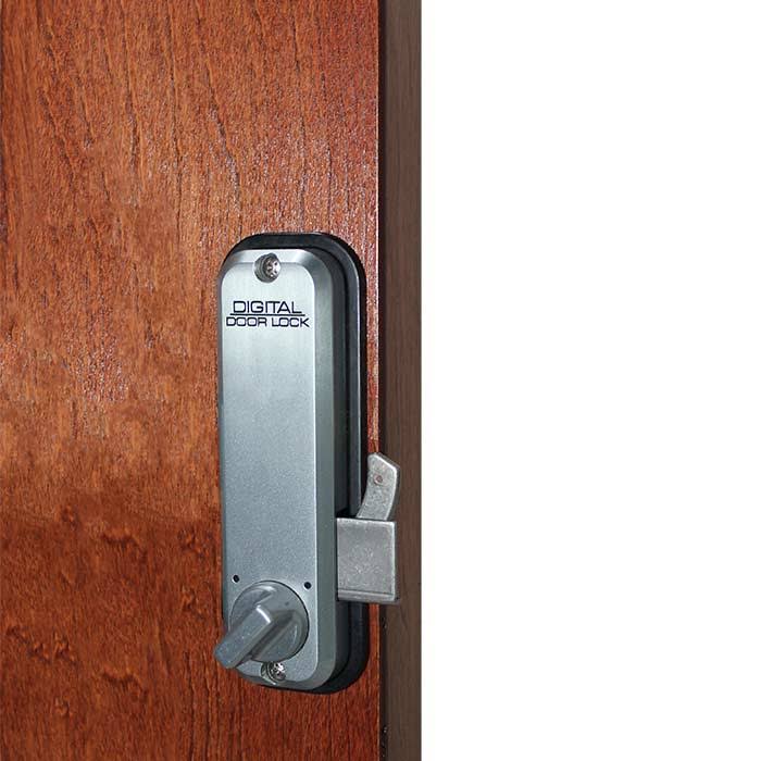 Jet Black Mechanical Keyless Hook Bolt Door Lock G591799