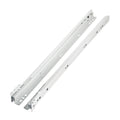 White 16-inch 75-Pound Capacity 3/4 Extension Euro Epoxy Slide (Pack of 10 Pairs) C4354