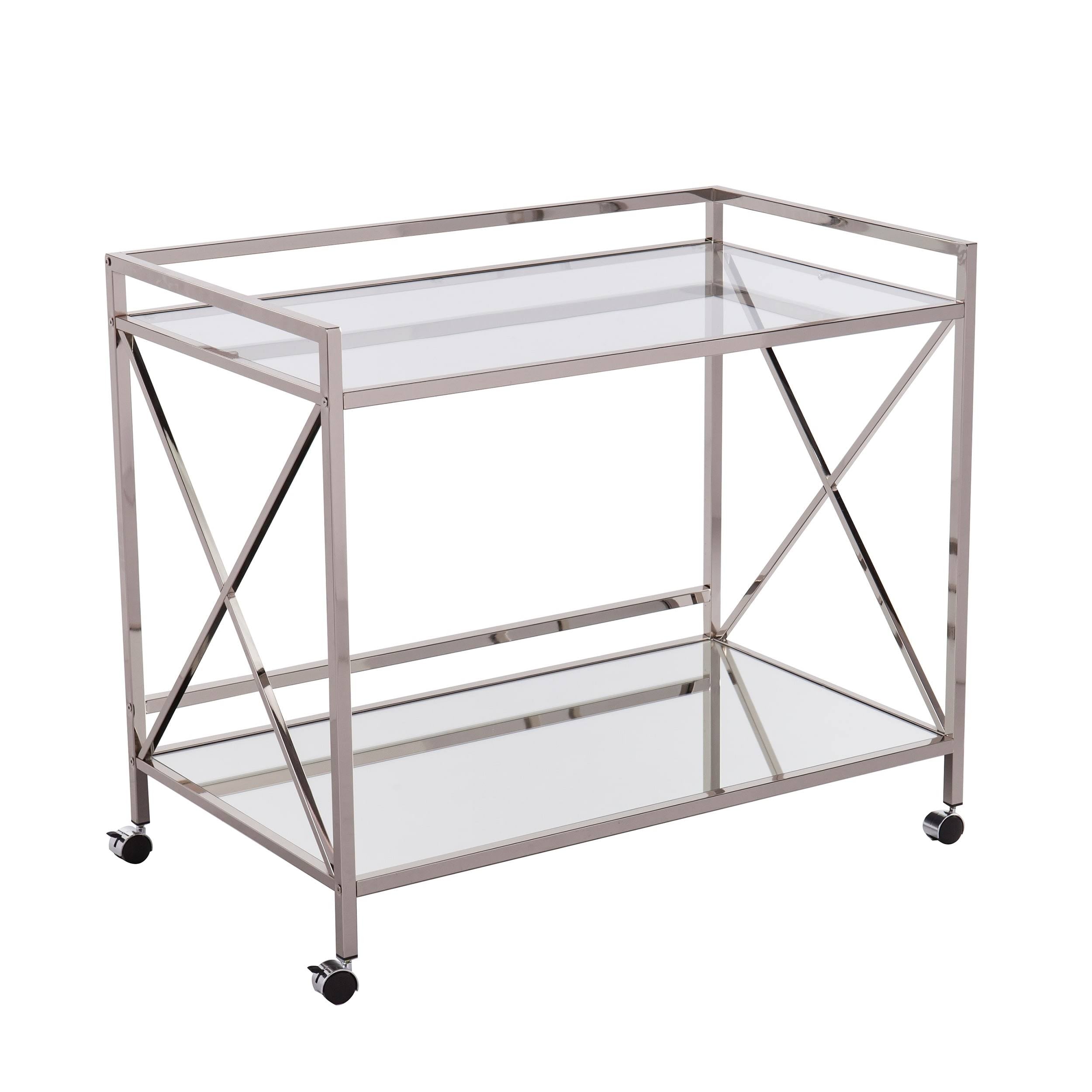 Silver Bar Cart A4827