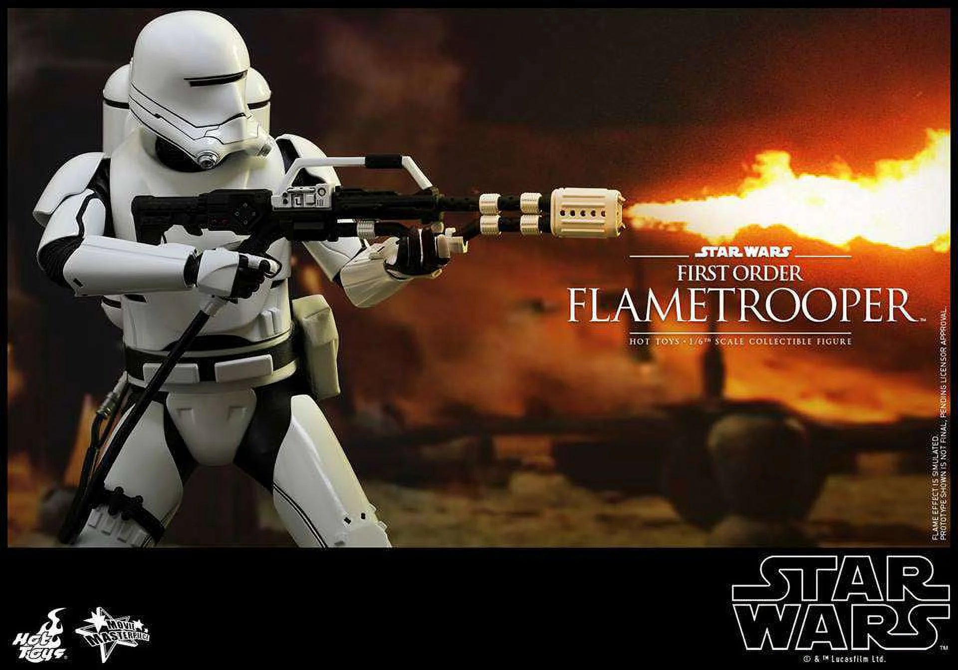 1:6 Scale First Order Flame Trooper Figure G60240