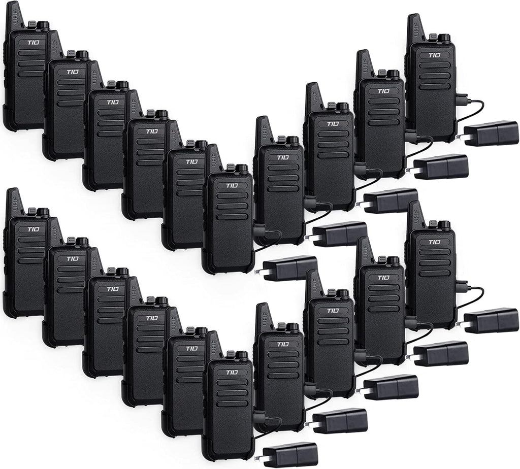 20 Pack UHF Two Way Radios Walkie Talkies Q539