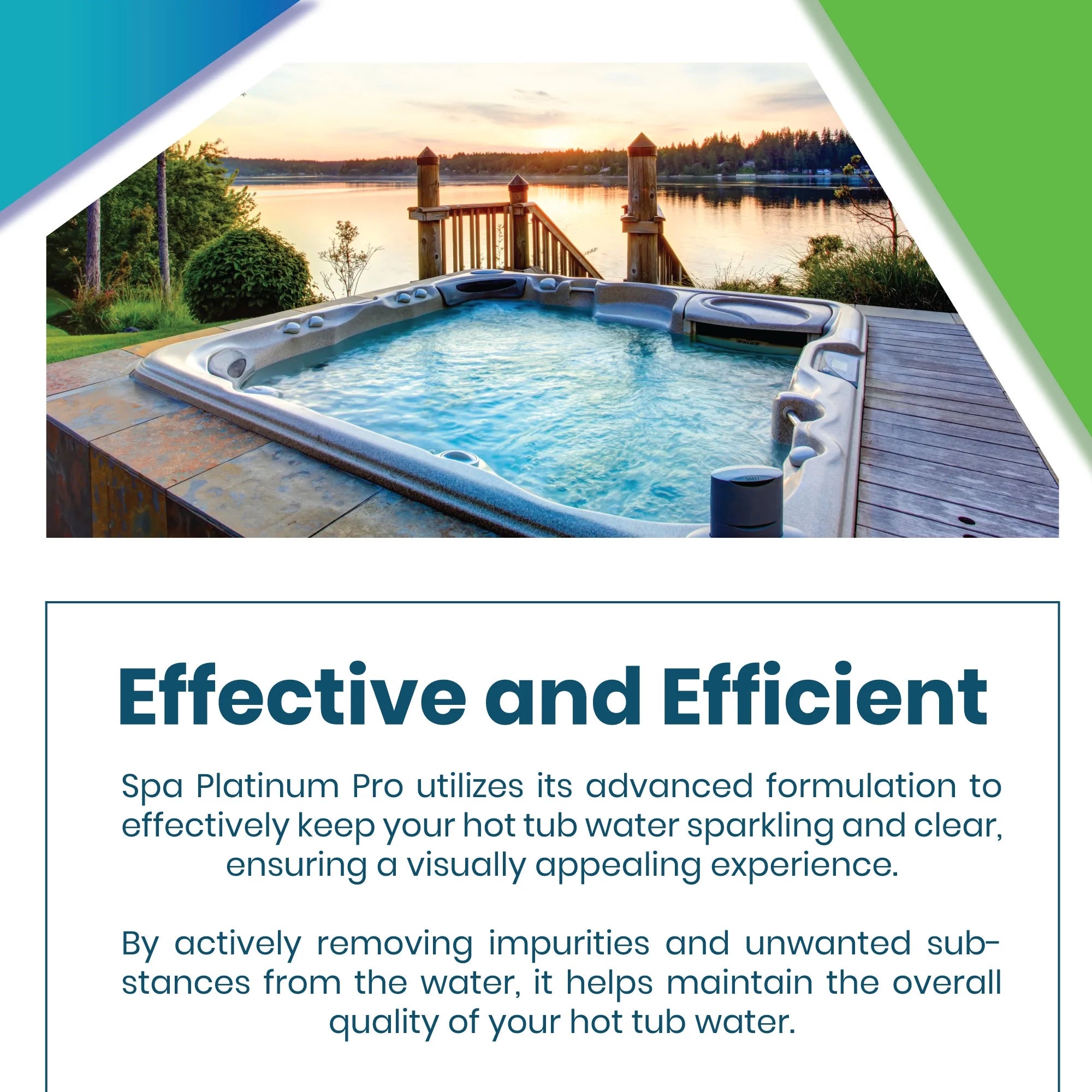 Natural Hot Tub Water Treatment, Six Months Supply Y824797