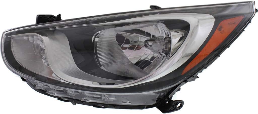 Passenger Side Halogen Headlight Assembly for Hyundai Accent Sedan 2012-2014 P815232
