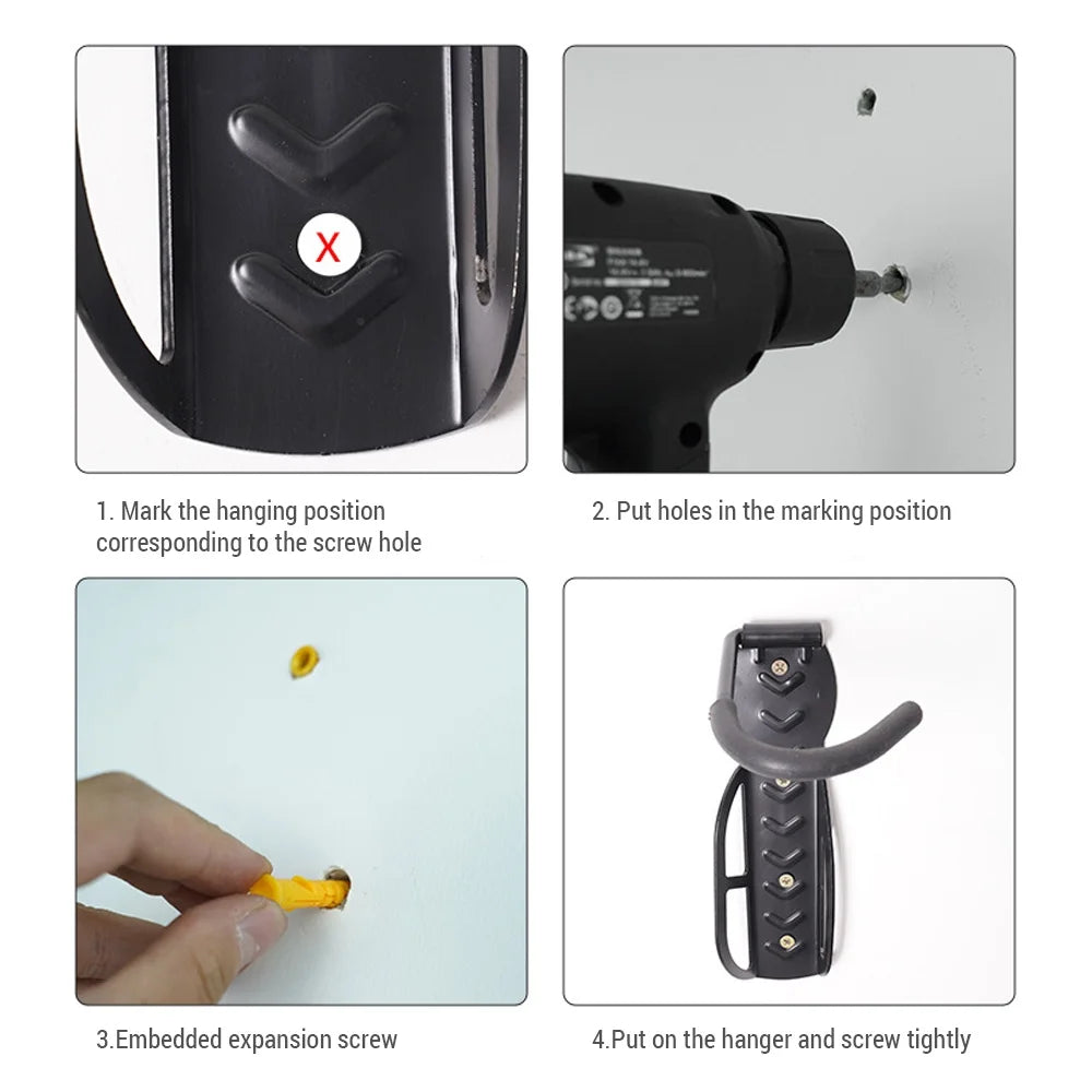 Steel Wall Mount Hangers for Electric Scooters K788