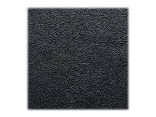 Black Leather Executive Swivel Chair with Armrests V517