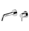 Polished Chrome Wall-Mounted Lavatory Faucet Trim Only D712