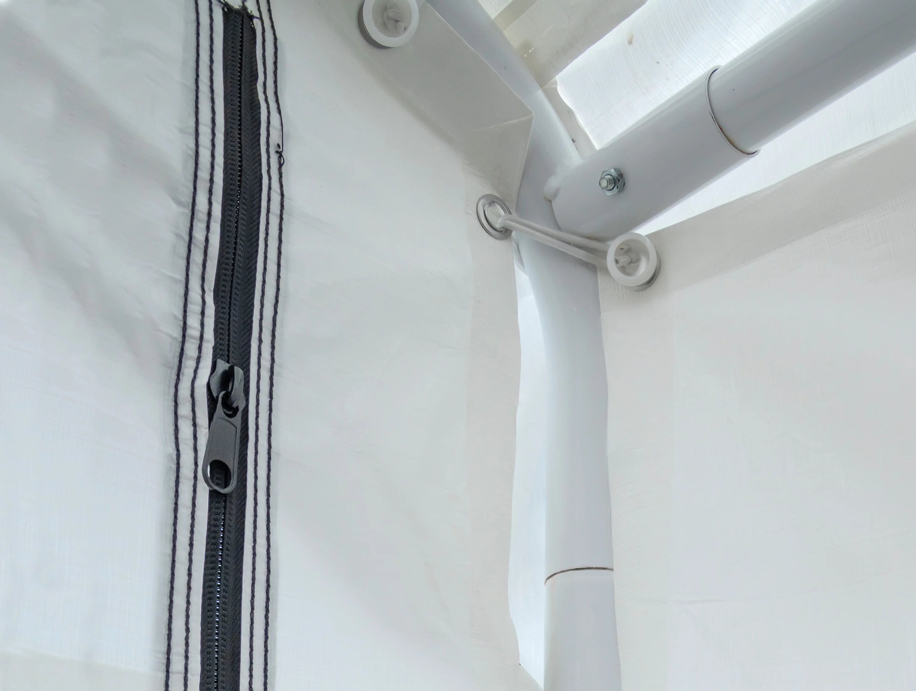 White Canopy Enclosure Kit Fits 2" Frame O6534