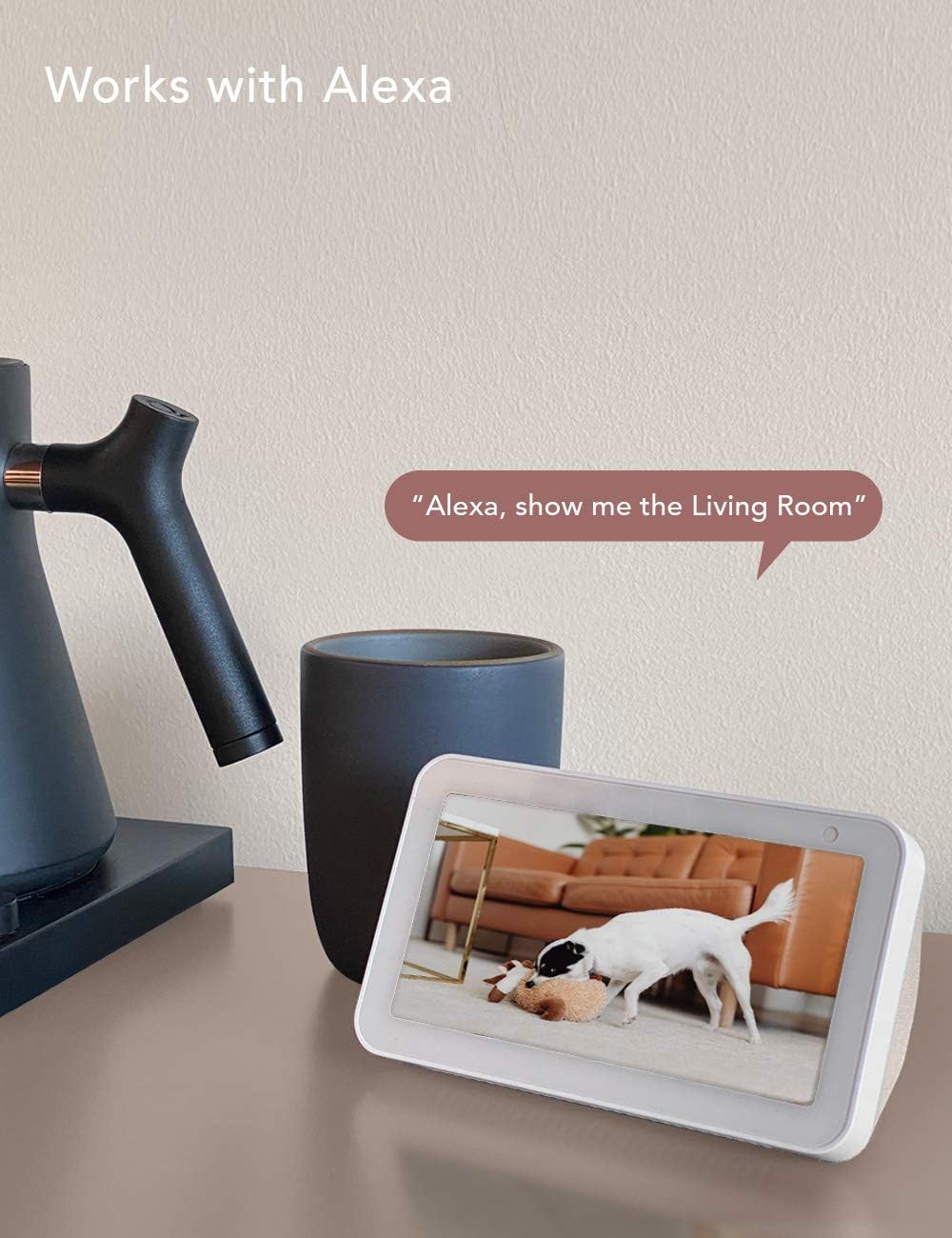 WiFi Pet Camera with AI Tracking and 2-Way Audio O906501