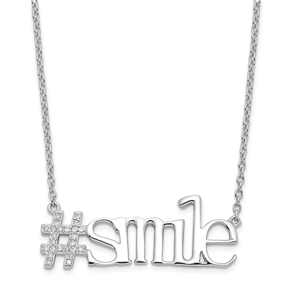 18 inch Sterling Silver Cable Necklace with Pendants B604784