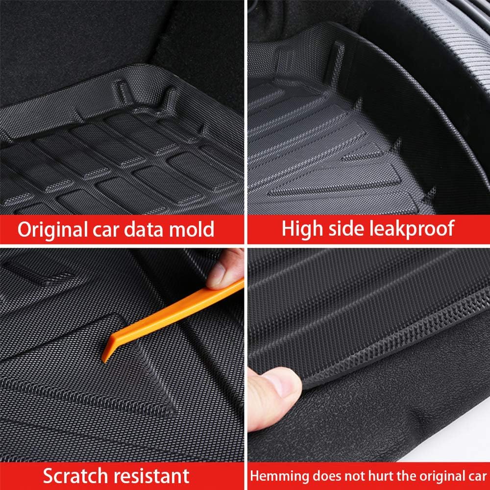 Heavy Duty Rubber Rear Cargo Area Mat Black R66876
