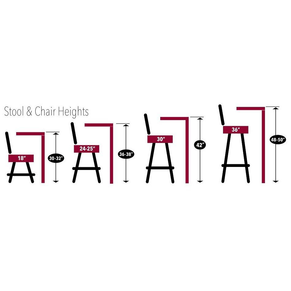 Chrome Double Ring Swivel Bar Stool R1319