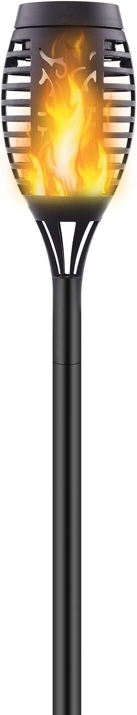 16 Pack Solar Torch Lights with Flickering Flames, Waterproof K26868
