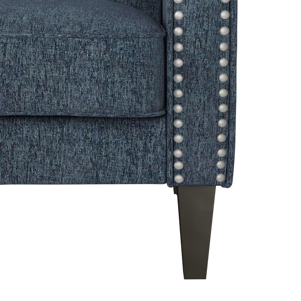 Red Velour Traditional Armchair P622004