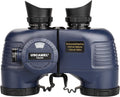 10x50 Waterproof Marine Binoculars with Rangefinder Compass Z95886