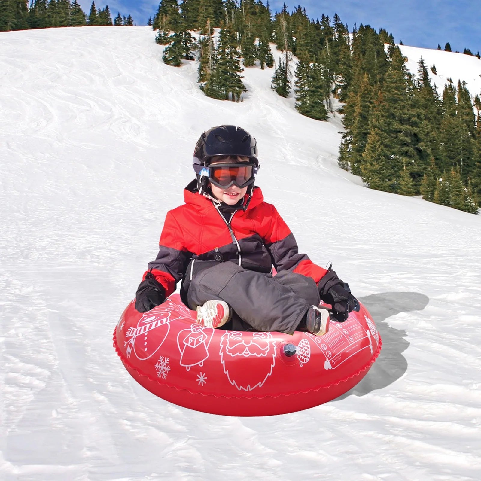 Inflatable Ski Ring Snow Tube with Handle J879