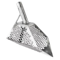Stainless Metal Detector Sand Scoop with Hexagon Holes R60938