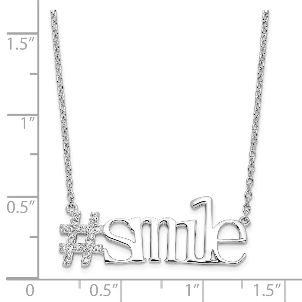 18 inch Sterling Silver Cable Necklace with Pendants B604784