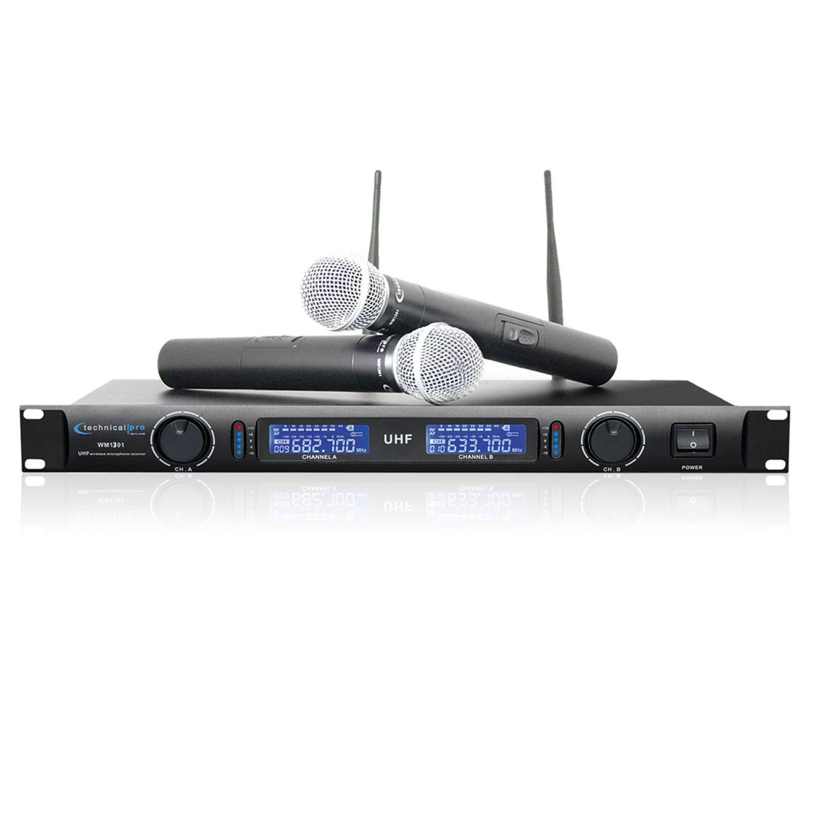 UHF Dual Wireless Microphone System J966