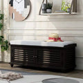 Solid Wood Entryway Storage Bench D931526