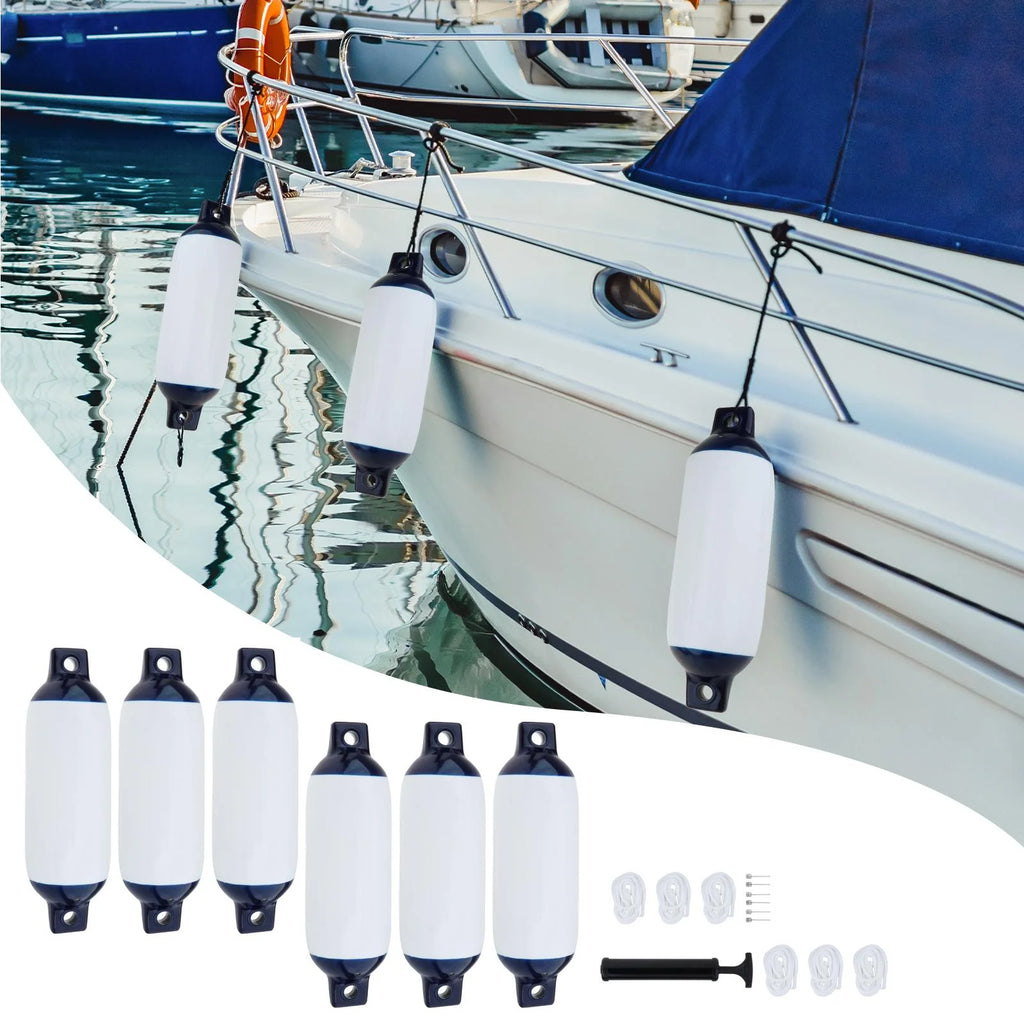 6Set Boat Dock Bumpers with Ropes C1983