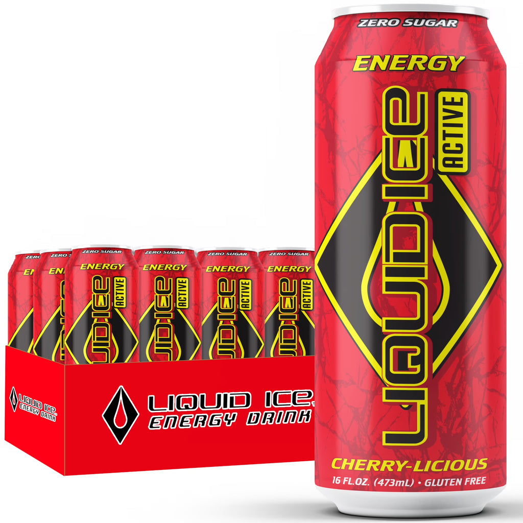 Cherry-Licious Energy Drink, 16 Oz Cans (12 Pack) P18723
