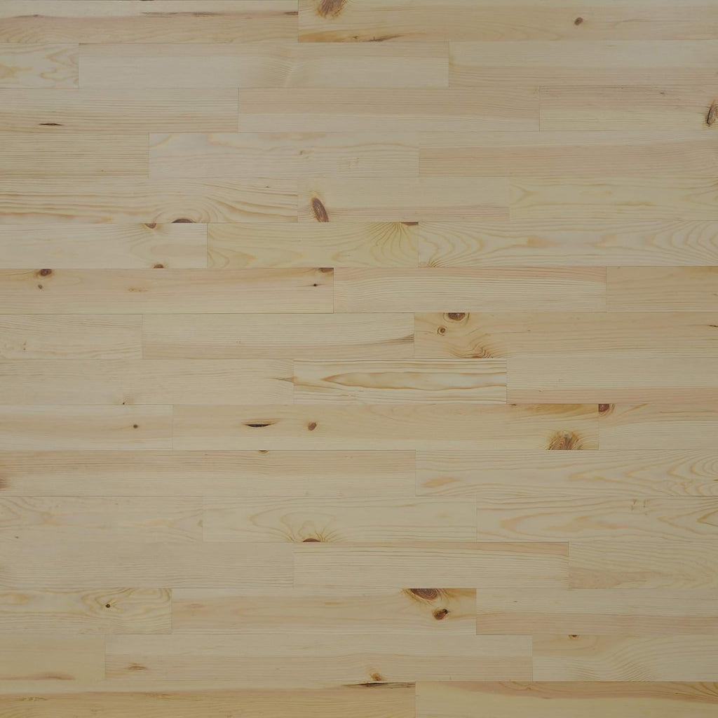 Pine Wooden Wall Planks Peel and Stick 4 Wide 10 Sq. Ft Pebble Pack of 2 H620340